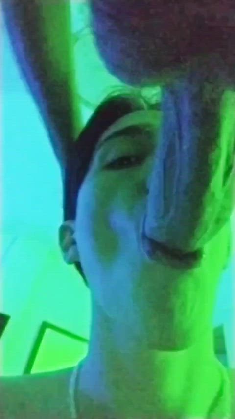 This married man loves to fuck my mouth with his thick cock