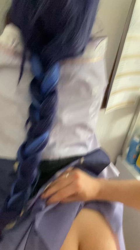 Raiden Shogun standing doggy