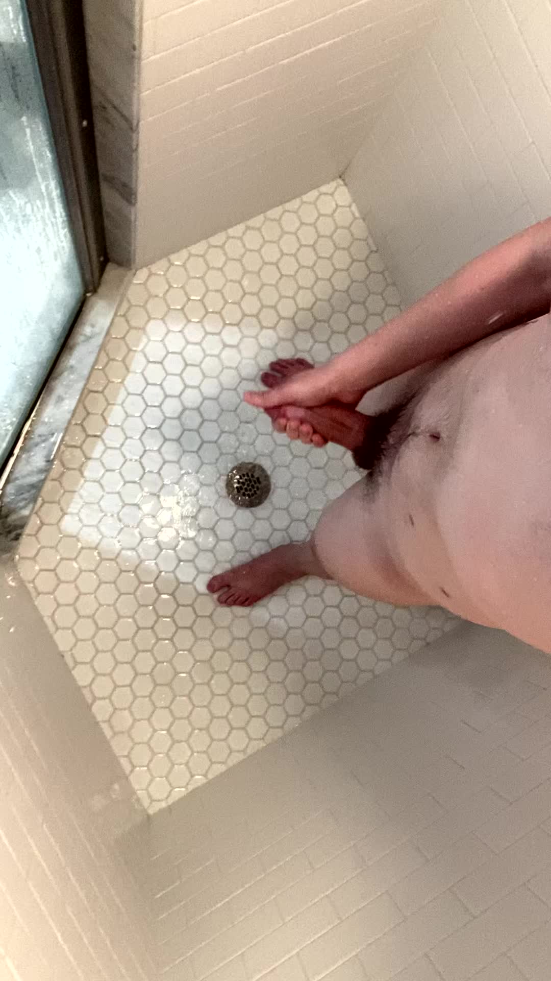 Having a go at it in the shower. What do you think?