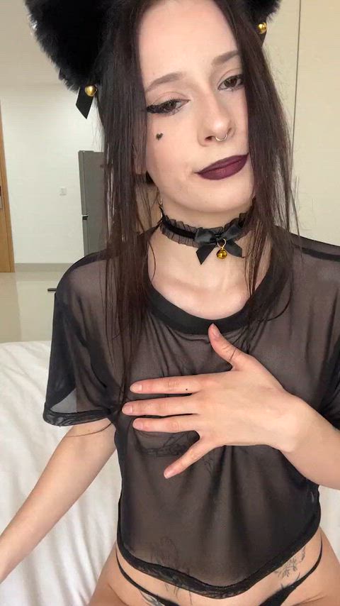 BBC Jerk Off Lingerie Public Transgender Porn GIF by aimi_waifu
