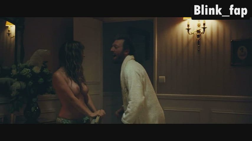 42 year old kissing and titsucking 19 year old Camille Rowe in 'Our Day Will Come'. 23 years age difference (Part 2)