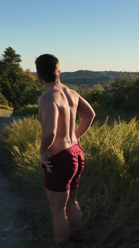 what if hikers see u buried in my cheeks? 🔥