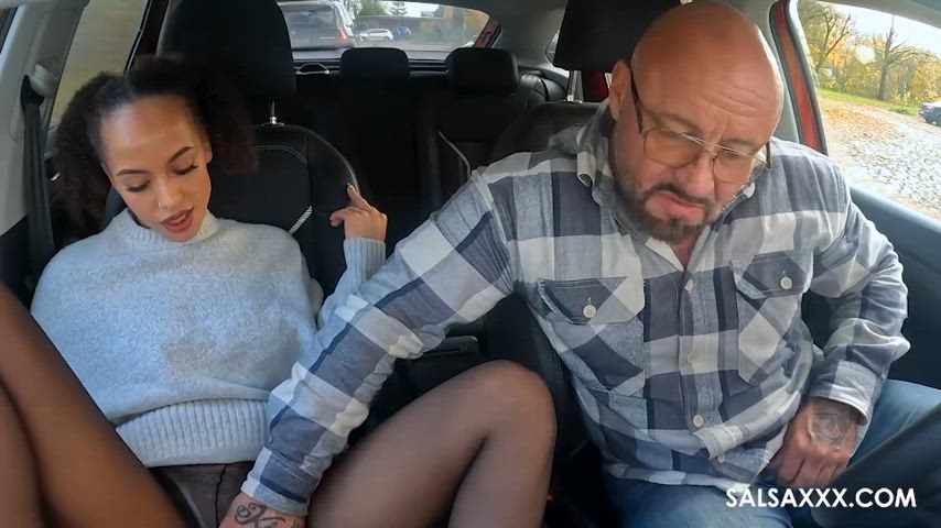 Amateur Car Car Sex Curly Hair Handjob Latina Public Porn GIF by adultprime
