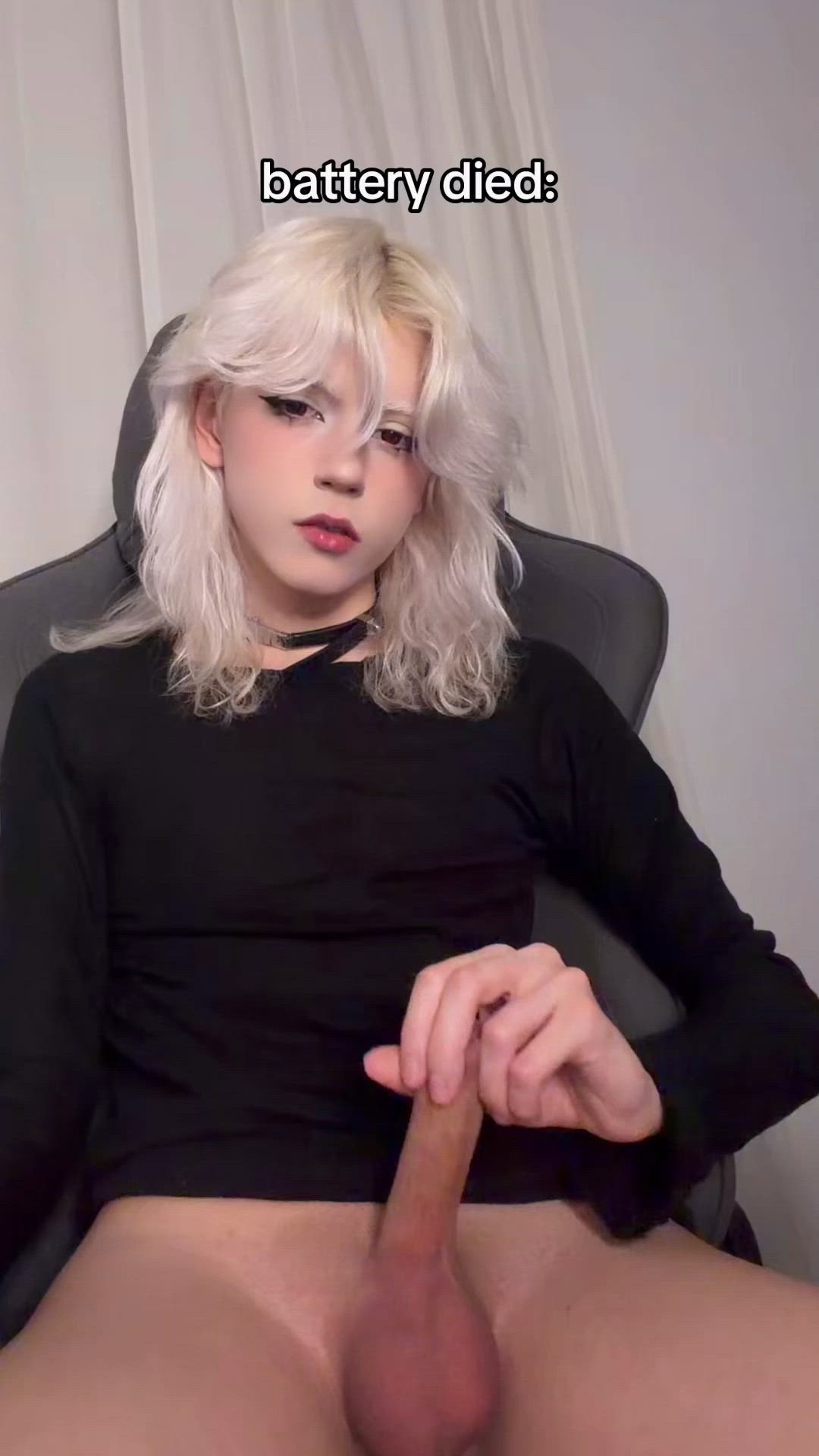 BWC, Big Dick, Cock, Cute, Femboy, Masturbating