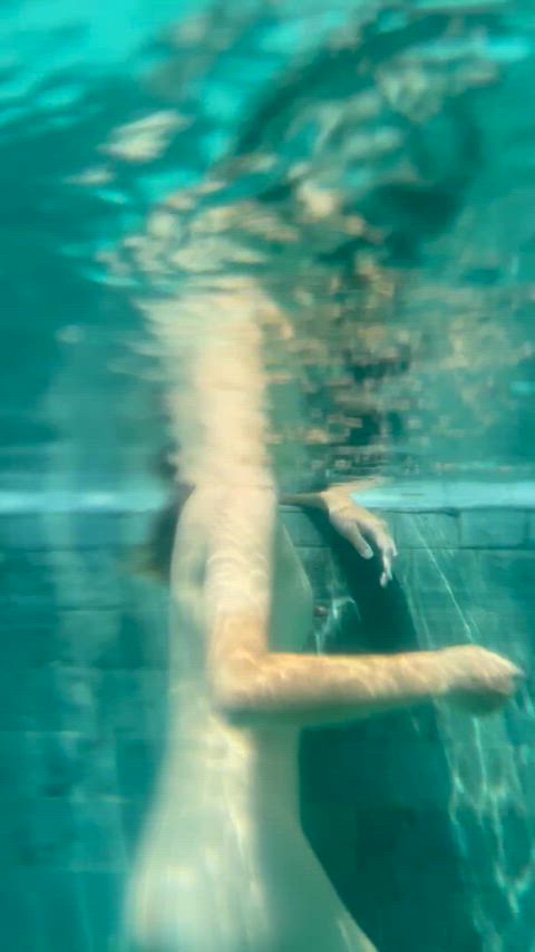 Dared to swim nude