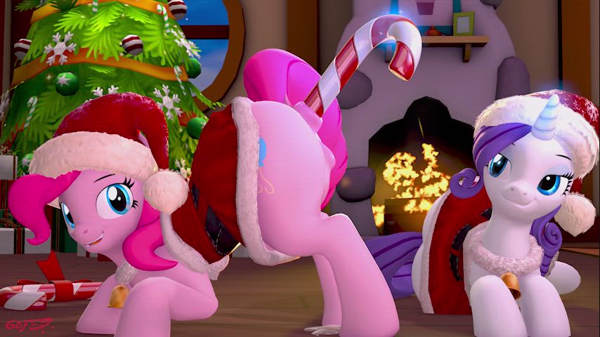 Pinkie Pie candy cane (GodOfFury / GOF)