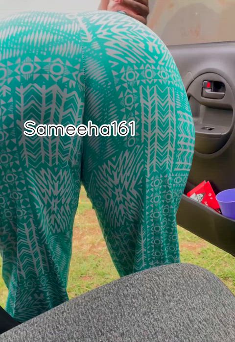 Amateur Ass Big Ass Ebony Ebony Butts MILF OnlyFans Outdoor Pussy Twerking Porn GIF by sameeha161