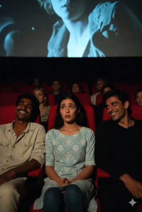 A naked, wet and lust filled cinematic experience for Sakshi with her boyfriend Aditya in front of a complete stranger guy