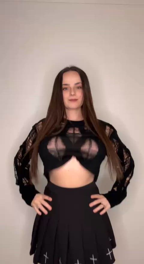 My tits love to jump around