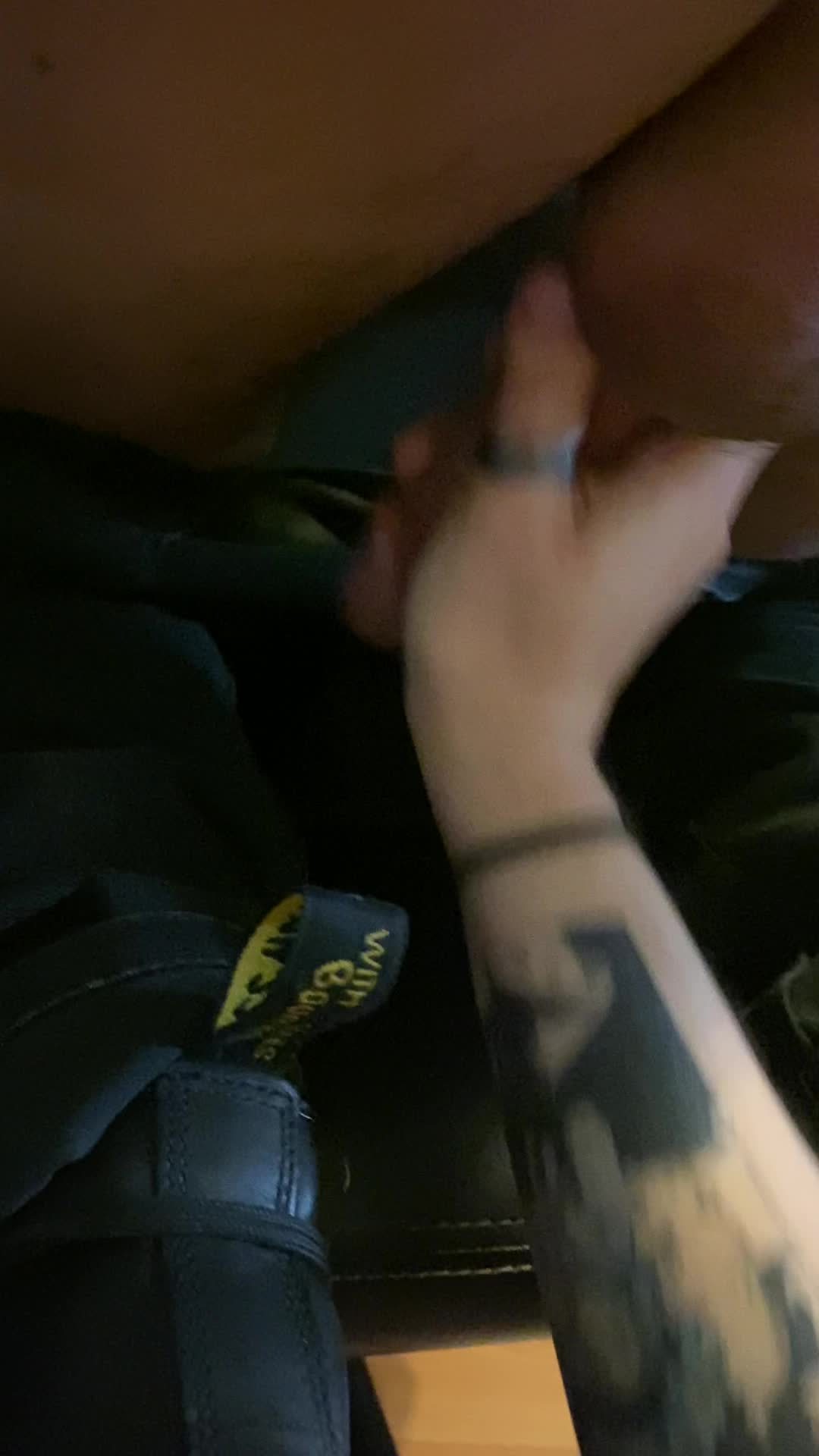 Milking one of my boys