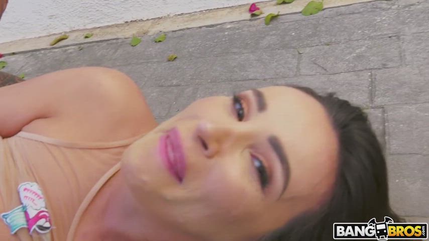 Alyssia Kent BBC Big Tits Dirty Talk Jiggling Natural Tits Outdoor Side Fuck White Girl Porn GIF by mephisto31