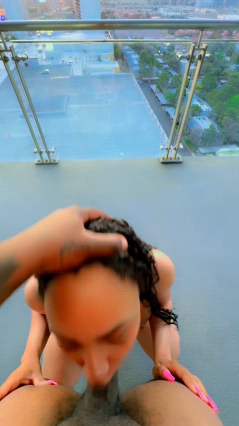 Sucking it so high up