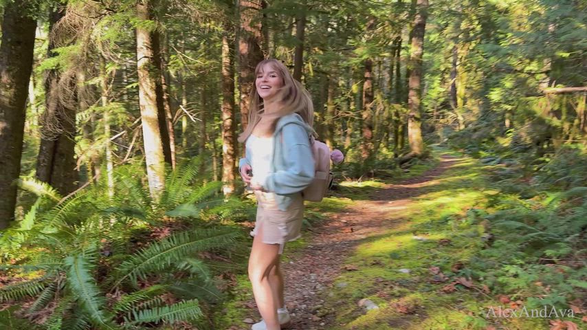 It's fun teasing him on our way to the spot