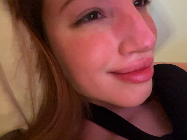 Would you rather suck on them or slide your cock between these adorable tits?