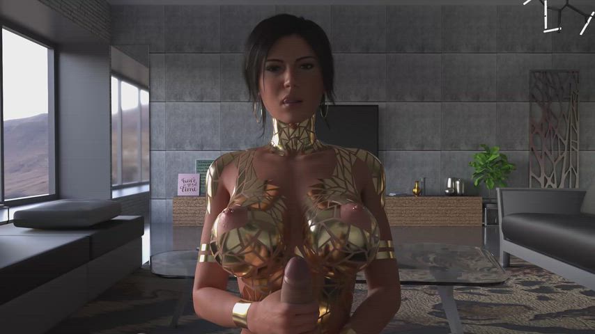 Lara Handjob (HentaiVR / Gifdoozer) [Tomb Raider]
