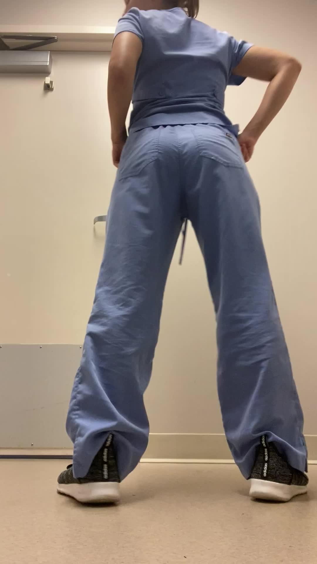 Another shift, another bathroom, and another butt plug ;)