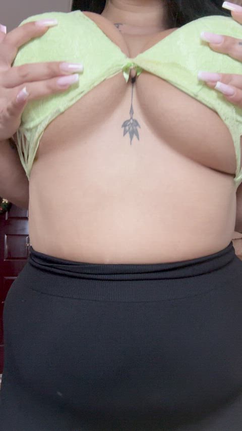 The only ghosting I do is with my giant tits