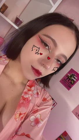 Amateur Big Tits Boobs Kimono Teen Porn GIF by cyberlycrush