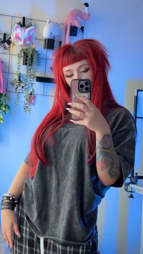 Goth NSFW Tattoo Porn GIF by leahmeowmeow