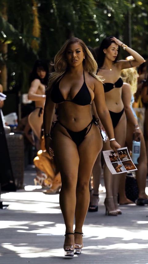 Liy Liy at the Exa Models Casting for Miami Swim Week 2025