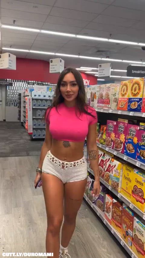 Amateur Ass Big Tits Butt Plug Compilation Flashing Public Tits Porn GIF by duromami