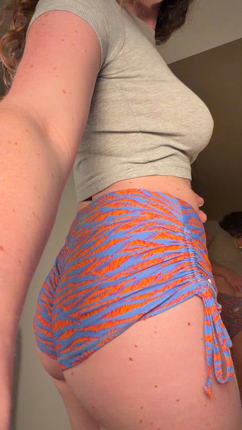 booty shorts on duty