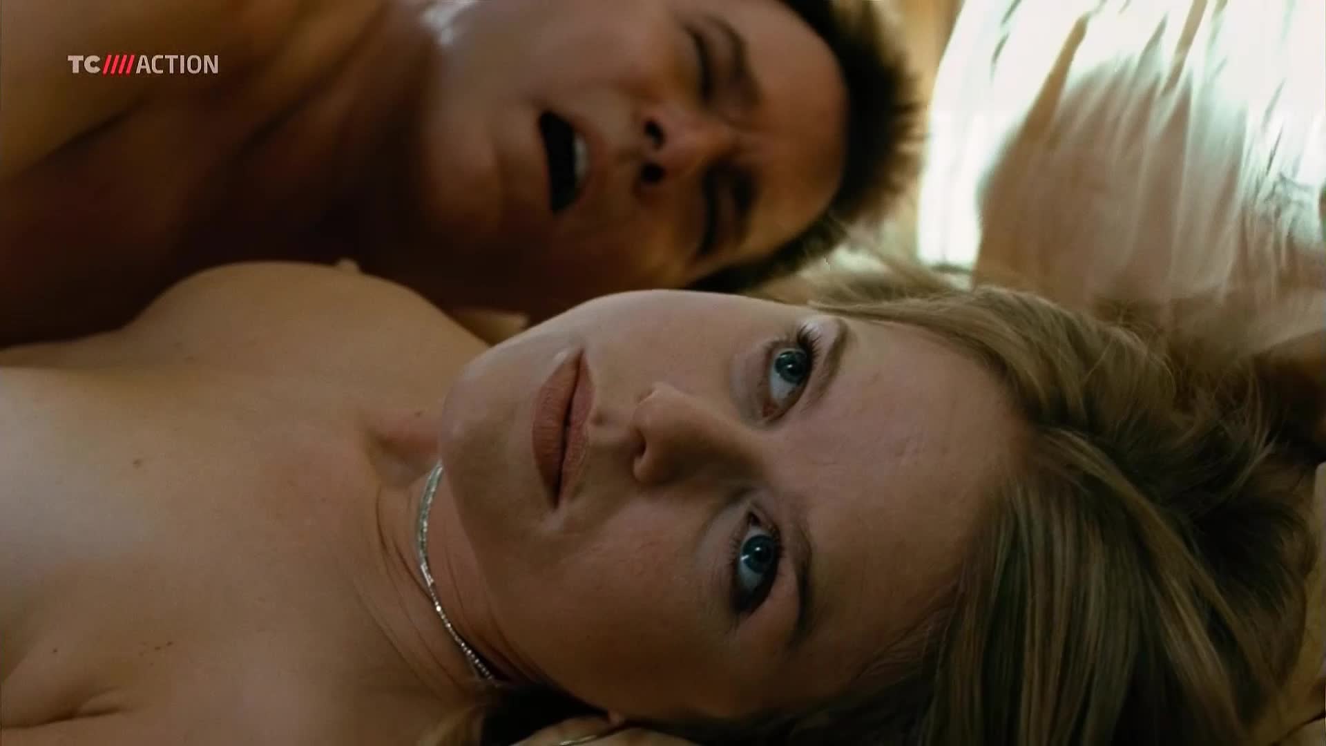 Alice Eve topless tits jiggle in smooth slow-mo