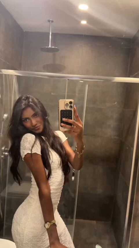 White dress