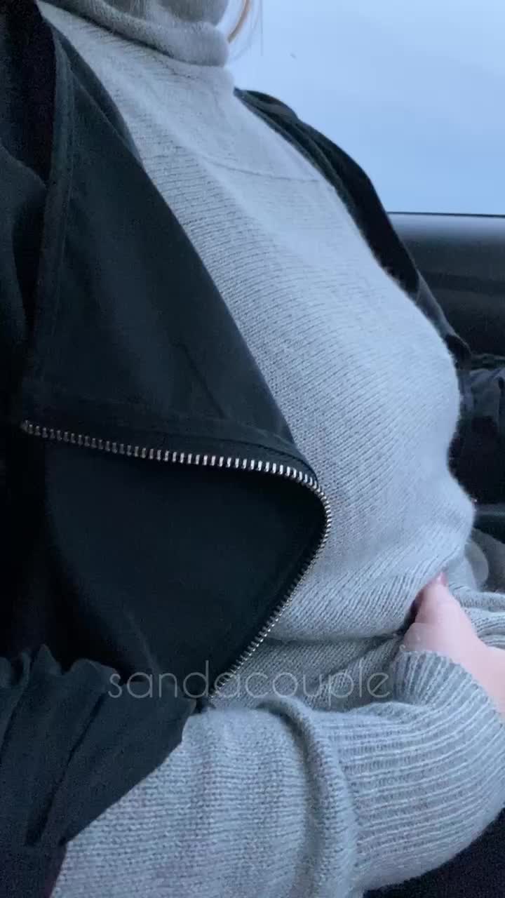 Dedicated to all the drivers thinking about what’s under her shirt 😉