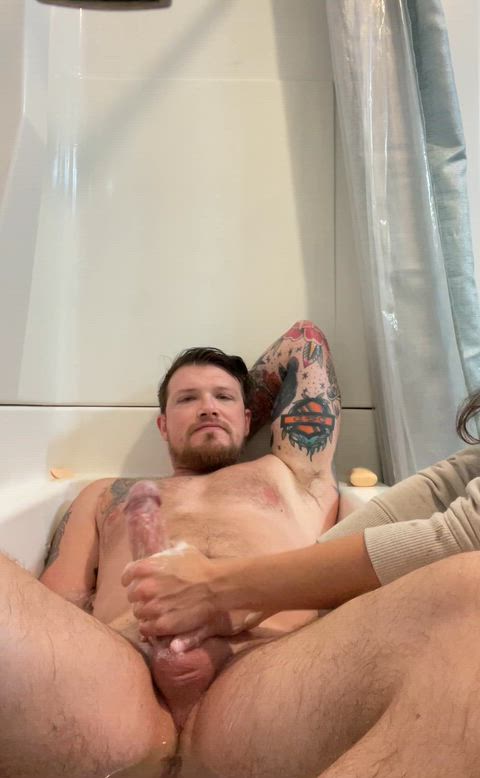 He can’t even bathe without my worship