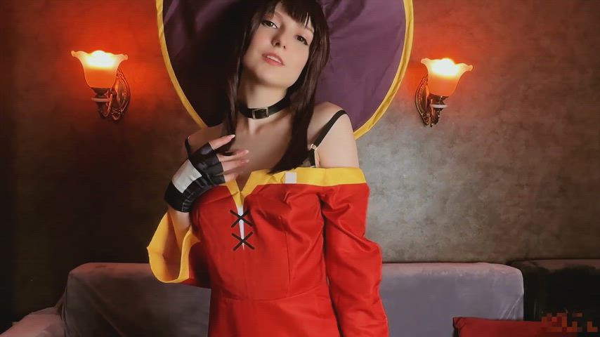 Megumin from [Konosuba] sweet reveal by (Lina Moore)