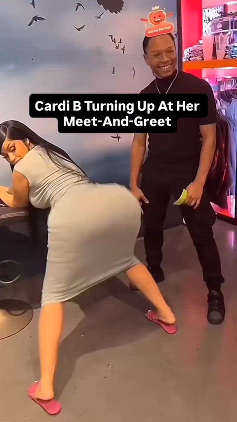 Giving her fans a show