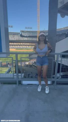 Amateur Ass Big Tits Boobs Compilation Flashing Outdoor Public Titty Drop Porn GIF by duromami