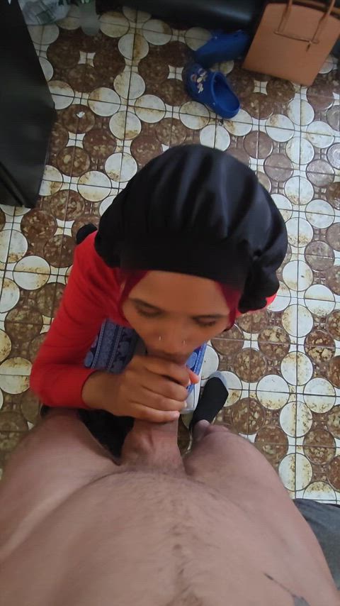 Mariah sucking my cock