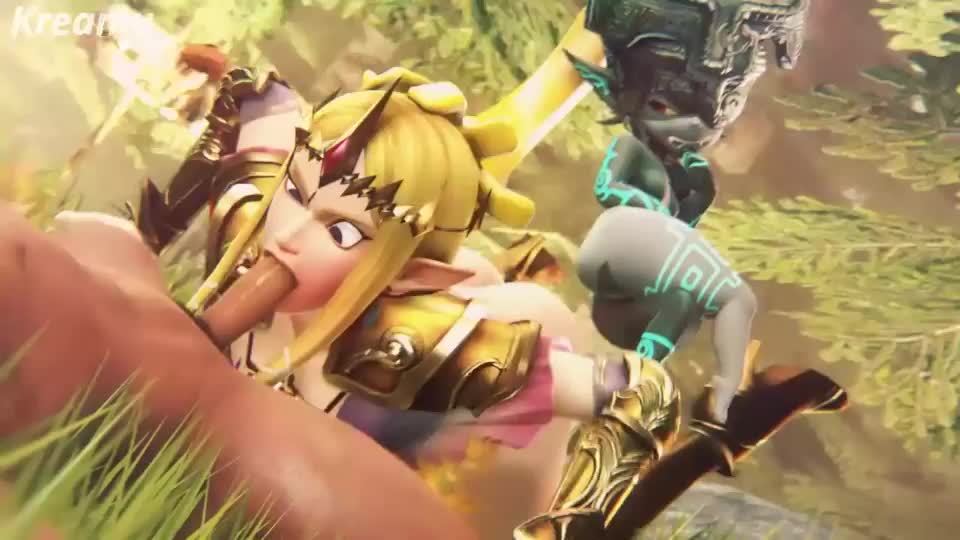 Princess Zelda deepthroat
