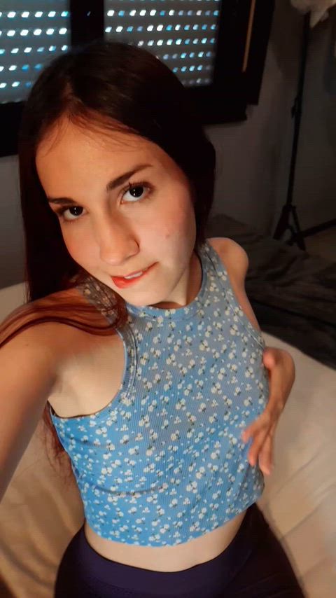 Cute Extra Small NSFW Natural Tits PetitTits Petite Small Nipples Small Tits SweetPetite Teen Porn GIF by margot_turnerr