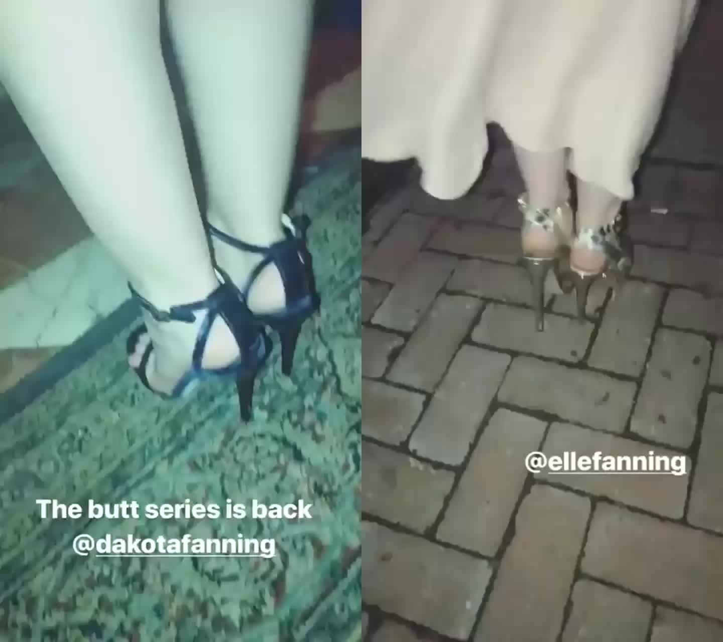 Dakota and Elle Fanning shaking their asses very inviting - who would give in and give one a good fuck?