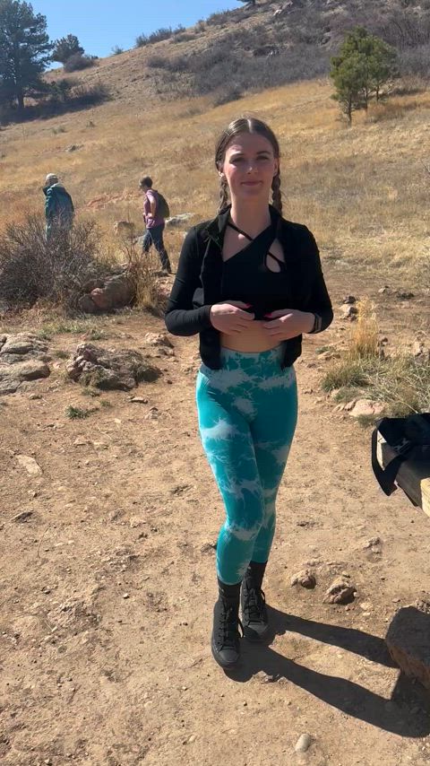 Got a little naughty on the hiking trail ;)