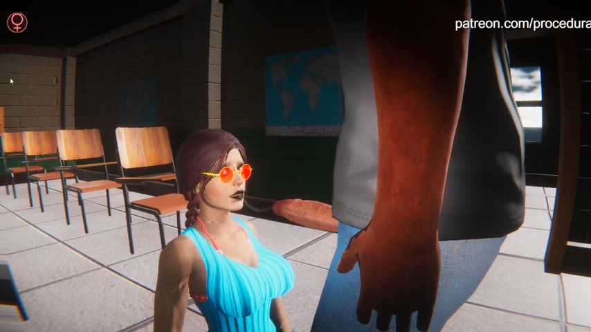 Lara visits her old school (proceduralis)