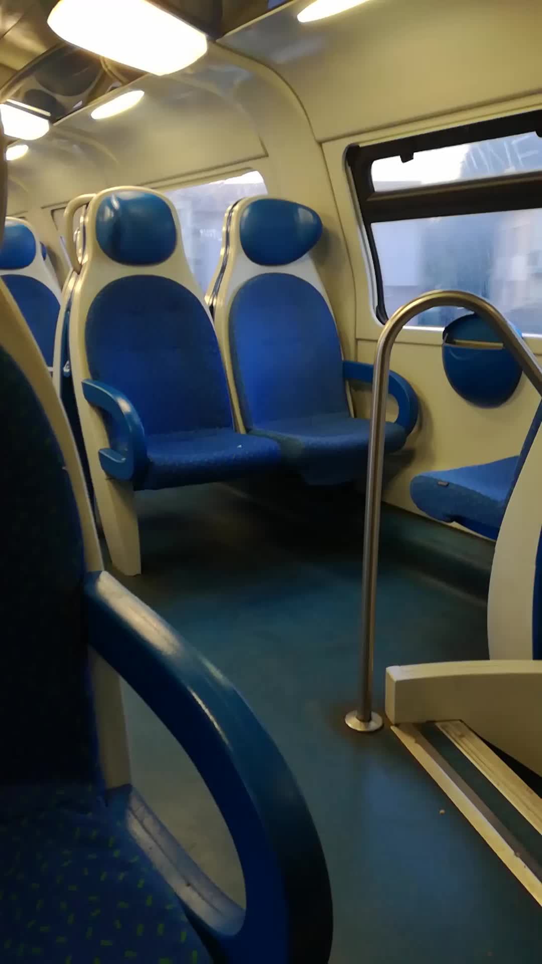 Public Cumshot On A Train