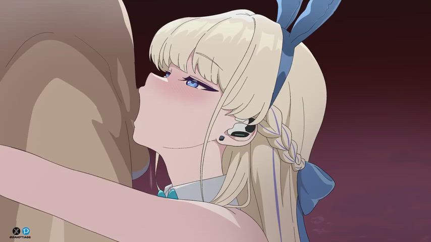 Toki deepthroating (Santiage) [BlueArchive]