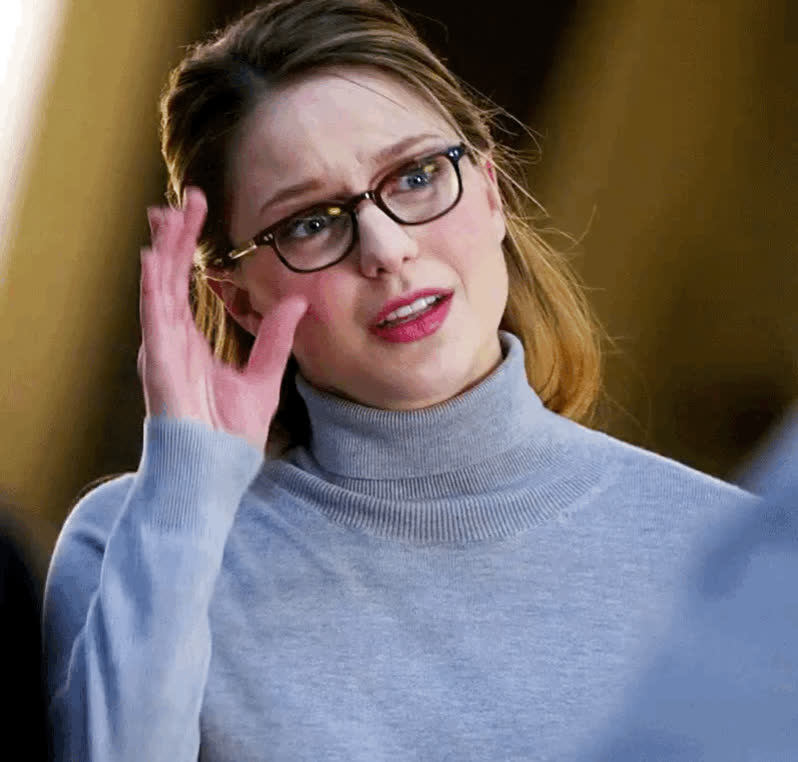 Secretary Melissa Benoist can’t seem to concentrate on your work instructions with her vibrating panties on full power...