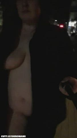 Amateur Boobs Chubby Exhibitionism Exhibitionist Exposed Piercing Public Voyeur Porn GIF by duromami