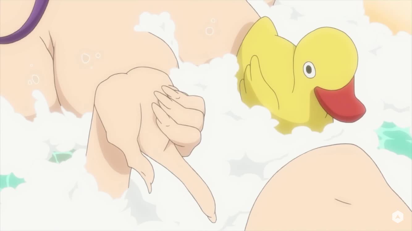 Blair taking a bath