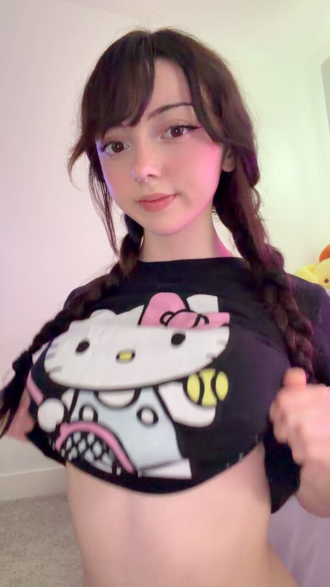 Asian Big Tits Boobs Cute Huge Tits Petite Teen Teens Tits Titty Drop Porn GIF by miamiaof