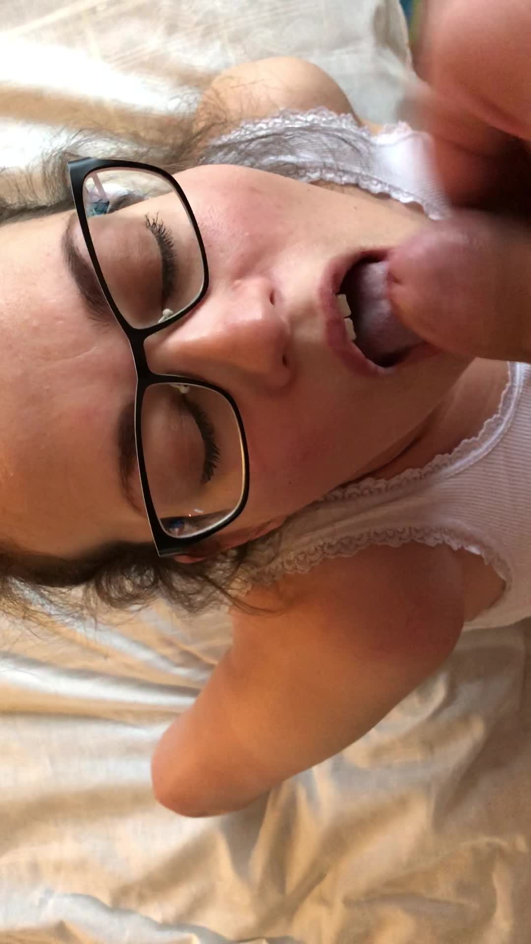 my mouth for cum😱