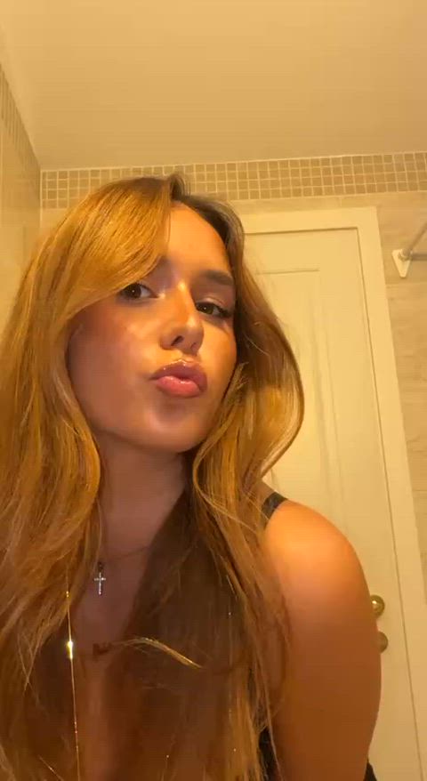 Revealing my natural teen tits