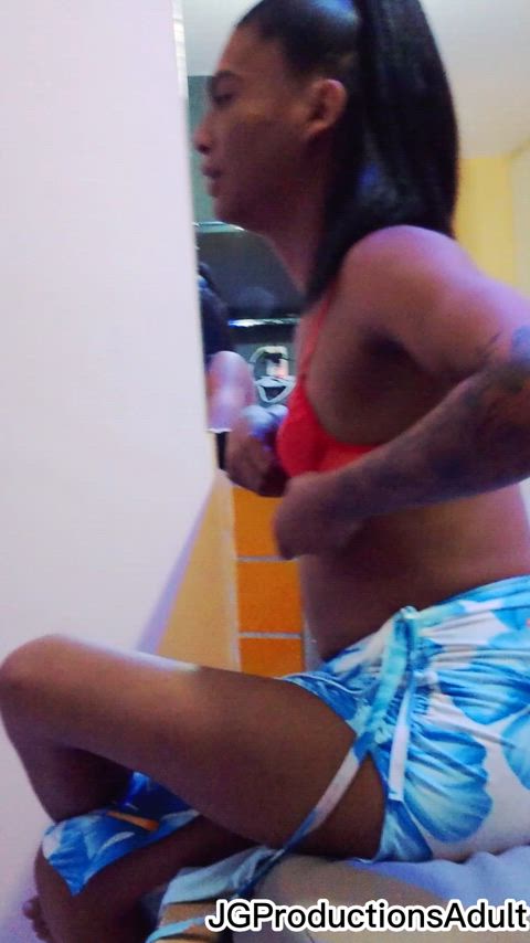 Nati Slit Skirt Desperation (Tgirl)