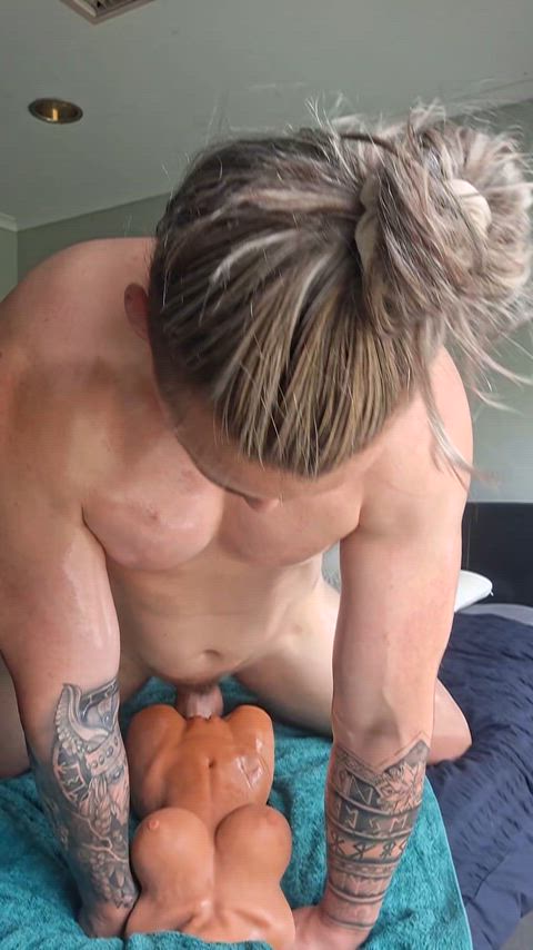 POV: an Aussie guy holds you down and pumps you until he paints you with his love