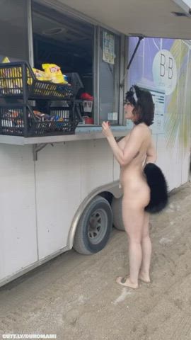 Ass Big Tits Butt Plug Compilation Cum In Mouth Exhibitionist Nudity Public Tail Plug Porn GIF by duromami